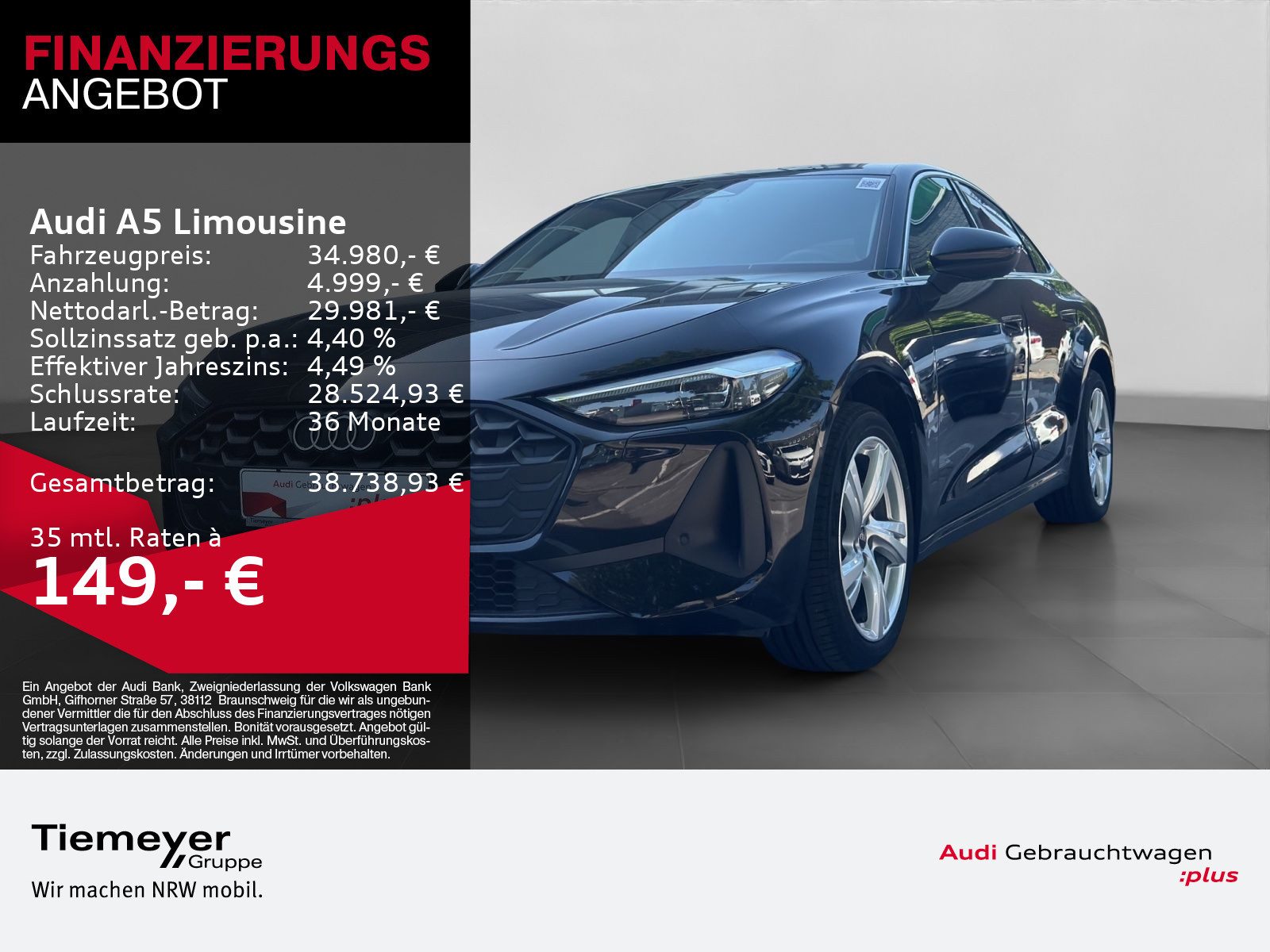 Audi A5 Limousine